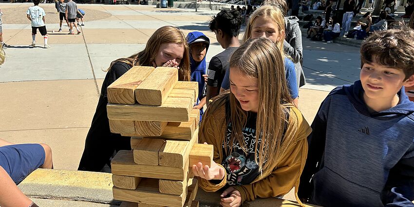 Friday's Nail Biting Game of Jenga