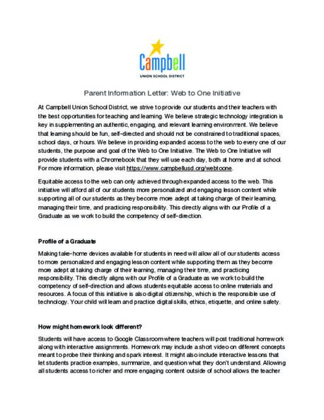 Parent Packet - English
