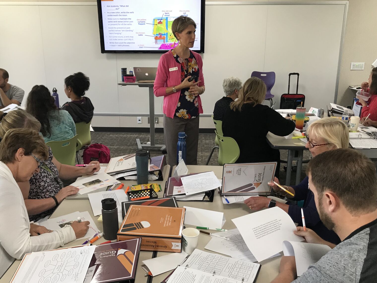 Amber Parks training teachers