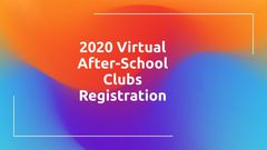 RHMS Virtual After-School Clubs
