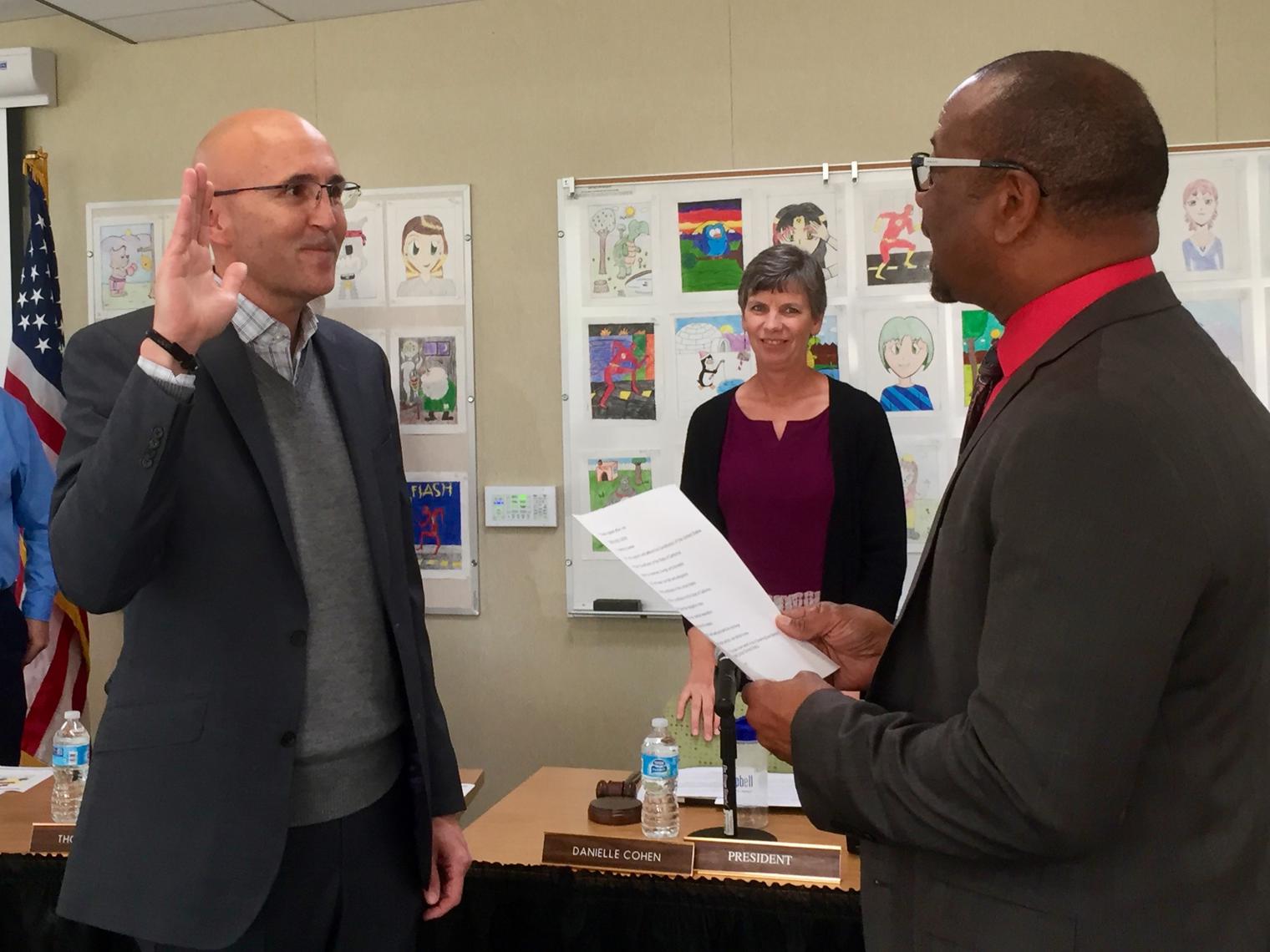 Beltran is sworn in